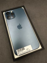 敬騰通訊_IPHONE 12 PRO MAX 128G 藍 電池94% (5984) 有盒台中面交安全保證 ✔️無卡分期/零元取機 ✔️舊機貼換