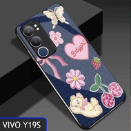 Glitter Glass Softcase For Vivo Y19S - Casing hp Y19S - Hanpdhone Y19s Protector - Case Y19 -A69