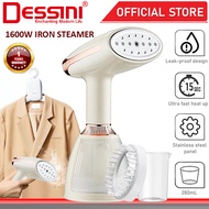 DESSINI ITALY 1600W Electric Ceramic Soleplate Garment Steam Iron Sprayer Steamer Clothes Brush / Se