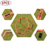 [C⭕D]ASHAI 1pcs Football Trainer Ladders Hexagonal Agility Ring Training Ring Physical Training Ring