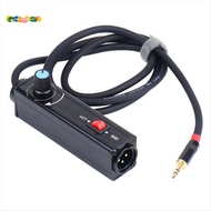 Stereo Ground Loop Isolator 3.5mm to XLR Audio Isolator Audio Noise Isolator Noise Suppressor Isolat