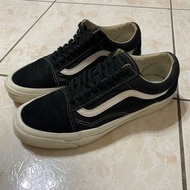 [US 9] Vans old skool OG pro 經典 黑白 麂皮x帆布 帆布鞋 滑板鞋 氣墊 二手 era  US 9 / 27 cm  北部可面交 二手品項如圖