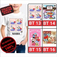 BTS CARTOON CHARACTER T-SHIRT BT21/ FOR KIDS & ADULTS. COOL SOFT COTTON MATERIAL. CAN SCREEN PRINTIN