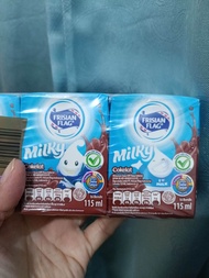 Frisian Flag Kotak Milky Frisian Flag Coklat Stroberi 115ml