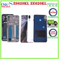 Back Housing For Asus Zenfone 5 2018 Gamme ZE620KL 5Z ZS620KL X00QD Z01RD LCD Front Middle Frame Bezel Back Battery Cover Repair Part with Camera Glass lens