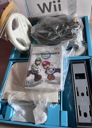 Wii 主機Nintendo Mario kart連原裝盒