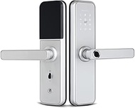 Home Office Tuya Smart Fingerprint Door Lock Safe Digital Electronic Lock With WiFi APP Password Unlock For Home Security (Size : 55)