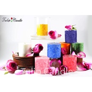 LILIN TULIP CANDLE DECORATIVE CANDLE JUMBO CANDLE COLORED CANDLE STEARIN CANDLE 7.5 CM X 7.5 CM