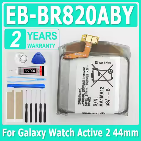 EB-BR820ABY 330mAh New Battery For Samsung Galaxy Watch Active 2 Active2 SM-R820 SM-R825 44mm Batter