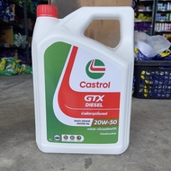 คาสตรอล น้ำมันเครื่องดีเซล รถปิคอัพ คาสตรอลจีทีเอ็กซ์ ปิคอัพ 20W-50 ขนาด 6 /5 และ 1 ลิตร CASTROL GTX