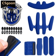 C5GOON 24Pcs/set Universal Bicycle Helmet Inner Foam Padding Kits Replacement Sealed Sponge for Moto