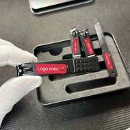 4-piece nail clipper set with luxurious box, can be given as a gift