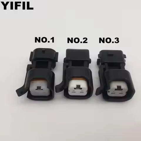 8pcs/lot 2 Pin/Way Fuel Injector Sensor USCAR EV1 EV6 EV14 OBD2 Auto Connector Plug Socket Housing