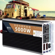 5000W Pure Sine Wave Inverter 24v DC to 220v AC Car Converter Power Inverter with Dual Voltage Displ