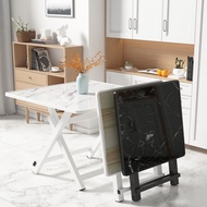 J.L Folding Foldable Table Dining Dinner Desk Home House Eating small table dining table portable Ea