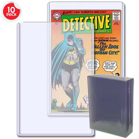 10Pcs Pack Comic Book Holder Case, Inner Size 279x177x5mm, UV Protective Sleeves, Plastic Rigid Stor