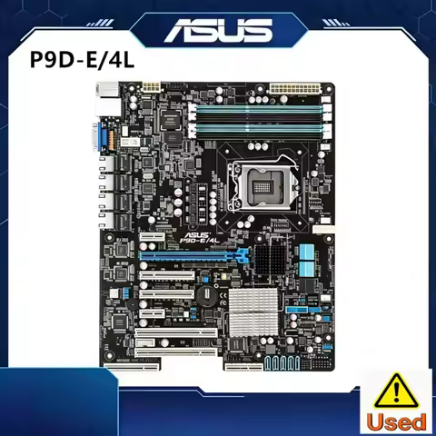 ASUS P9D-E/4L Servers Motherboard LGA 1150 Intel C224 DDR3 32GB support Xeon E3-1200 v3 1×PCI-E X16 