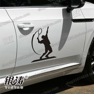 Car Sticker Reflective Car Sticker Tennis Star Serve 2190