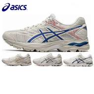 Asics GEL-FLUX 4ดูดซับแรงกระแทกรุ่นคู่รักย้อนยุครองเท้าวิ่งที่มีน้ำหนักเบาระบายอากาศได้