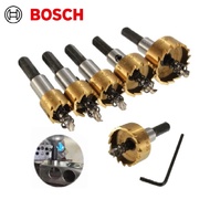 BOSCH โฮลซอเจาะเหล็ก (สีทอง) ดอกสว่าน เจาะสแตนเลส เจาะอลูมิเนียม HSS Hole Saw -งานเทียบ เกรด AAA+ ถูกดี