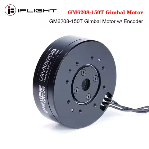 IFlight IPower Motor GM6208 150T W/ AS5048A 6208 hollow shaft brushless Gimbal motor for DSLR/ CANON