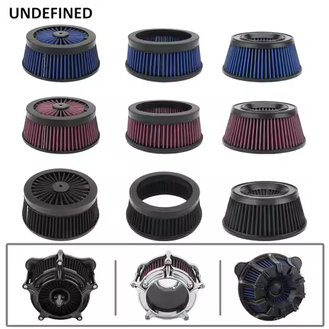 Motorcycle Air Filter Repalecment Element Air Cleaner Core Black Red Blue For Harley Sportster XL To