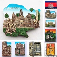 Cambodia Fridge Magnets Southeast Asia Tourist Souvenirs Magnetic fridge Sticker Angkor Wat Apsara S