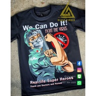 BT 160 We can do it T-Shirt Black Timber Cotton Fabric Tight Screen Print S M L XL XXL
