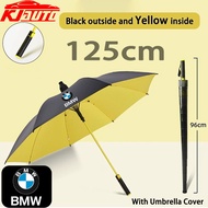 【 Light Luxury 】BMW Extra Large Windproof Long Handle Rain Umbrella UV Resistant Heat-insulating Sun