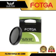FOTGA Filter ND 43mm ND2-ND400 ND 2-400 Slim Fader Variable Adjustable