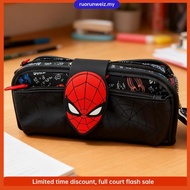 Smiggle Minecraft Spiderman Pencil Case Large-Capacity Stationery Bag Double Zipper