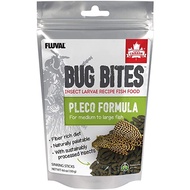 130g A6587 Fluval Bug Bites Insect Larvae Recipe Fish Food Pleco Formula for Medium to Large Fish Made in Canada