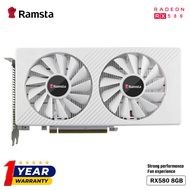 RAMSTA AMD RX580 8GB / RX550 4GB Graphics Card GDDR5 256Bit Computer GPU Video Card For PC Computer