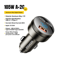 ใBest value for moneyใ Essager USB C Car Charger 105W Quick Charge PD3.0 QC4.0 3.0 SCP PPS USB Type
