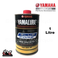 YAMALUBE Blue Core AT 10W-40 4T Engine Oil Semi Synthetic Minyak Hitam Hong Leong Yamaha