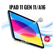 IPad 11, Gen 11 / A16 2025 tempered glass transparent screen protector ipad screen protector