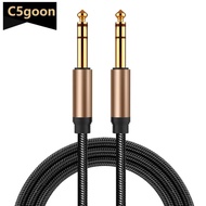 C5GOON 6.35 mm to 6.35 mm Instrument Cable, Gold-Plated 6.35mm 1/4" Male TRS to 6.35mm 1/4" Male TRS