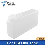 1pc Ink Tank for Eco Solvent for UV Wide Format Printer 1200ml/1500ml for Epson I3200 DX5 DX7 XP600 