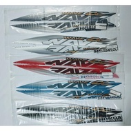 2014 wave alpha motorbike sticker set, 3-layer wave @ 2014 sticker