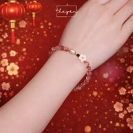[HN EXPRESS] Charm - Yen Hoa Bracelet - Rose Quartz - Lucky Love - Meaningful Gift