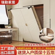 Invisible Bed Wall Bed Wardrobe Integrated Hardware Accessories Wall Folding Bed Murphy Bed Hidden S