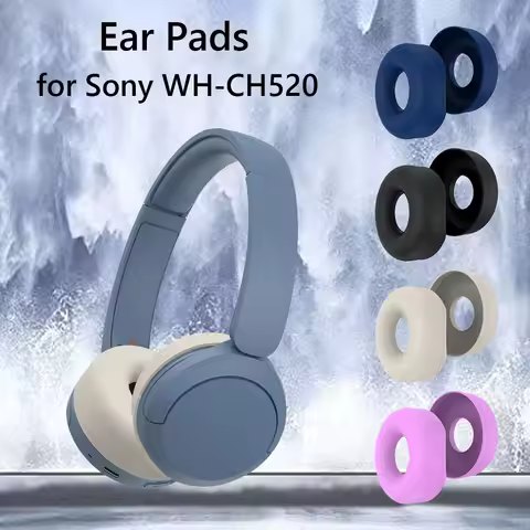 1 Pairs Headphone Earpads Dirt Resistant Silicone Headset Ear Pad Washable Ear Cushion Replacement A