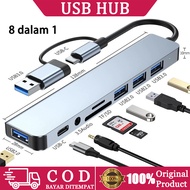 - 8 In 1 Usb Hub 3.0 Type C To Usb Adapter Hub Converter Usb Hub Usb C To Hdmi Type C To Usb 3.0 Hdm