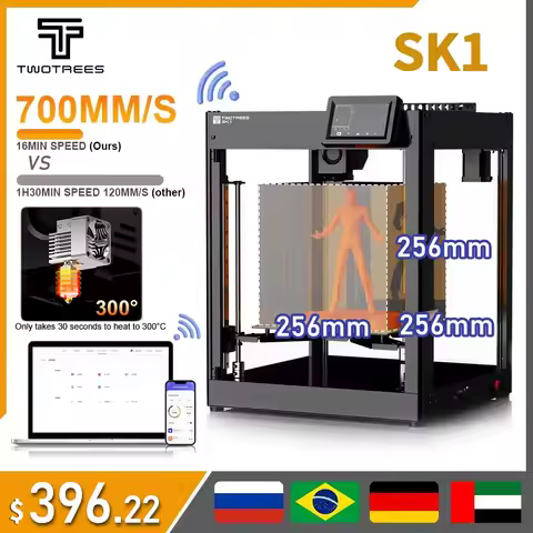 TWOTREES SK1 3D Printer 700mm/s High-Speed Core XY All-Metal Structure Automatic Leveling Quick heat