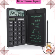 【Direct from Japan】NEWYES Calculator Electronic Memo Pad with Calculator — Solar Rechargeable, Folda