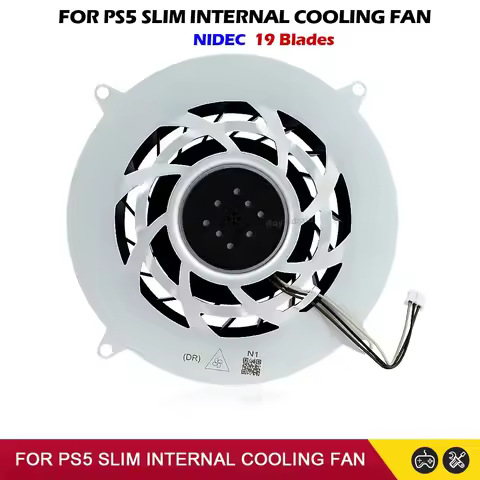 NEW Internal Cooling Cooler Fan For PS5 Slim Console 19 Blades Cooler Fan G12E12MS1AH-56J14 12V DC1.