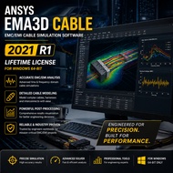 ANSYS EMA3D Cable 2021 R1 Lifetime For Windows 64-Bit EMC EMI Cable Simulation Software