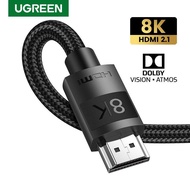 8K HDMI 2.1 Cable Ultra High-speed 8K/60Hz 4K/120Hz for Xiaomi Mi Box PS5 HDMI Splitter Cable Dolby Vision 48Gbps