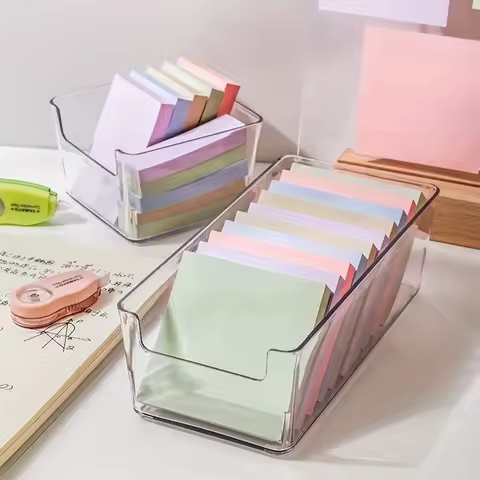 Morandi Five-color Integrated Square Sticky Notes, Morandi Color Sticky Notes, Colorful Student Stat