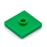 COOLPON|This Is LEGO Lego's Parts Green 2x2 Thin Plate 87580 23893 92569 Center Bump